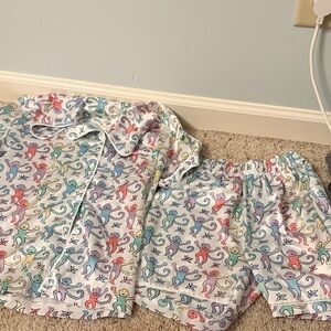 Amazon Kids Pajama Set with Colorful Animal Print